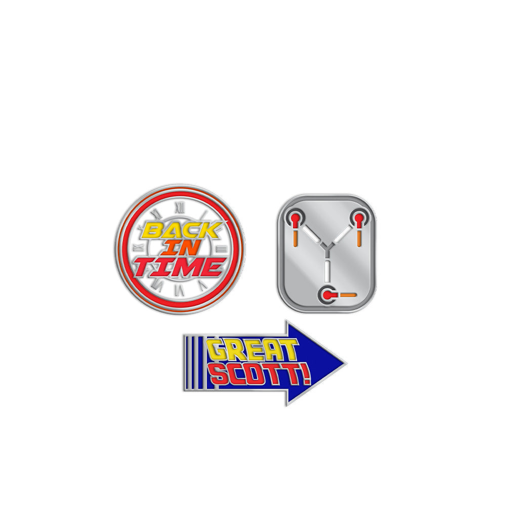 Back to the Future the Musical Pin Set