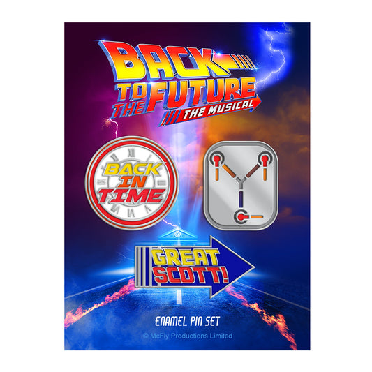 Back to the Future the Musical Pin Set