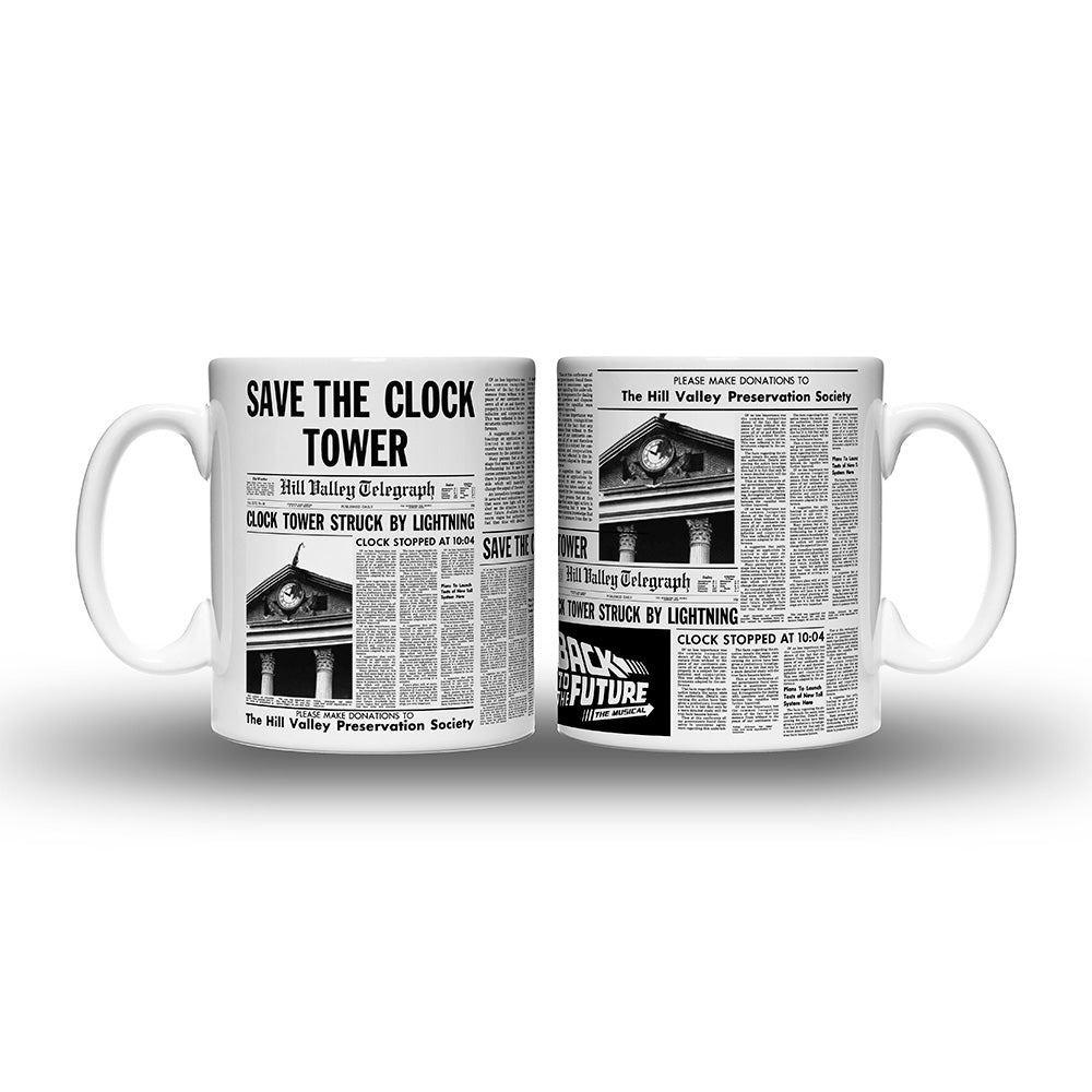 Back to the Future the Musical Clock Tower Mug