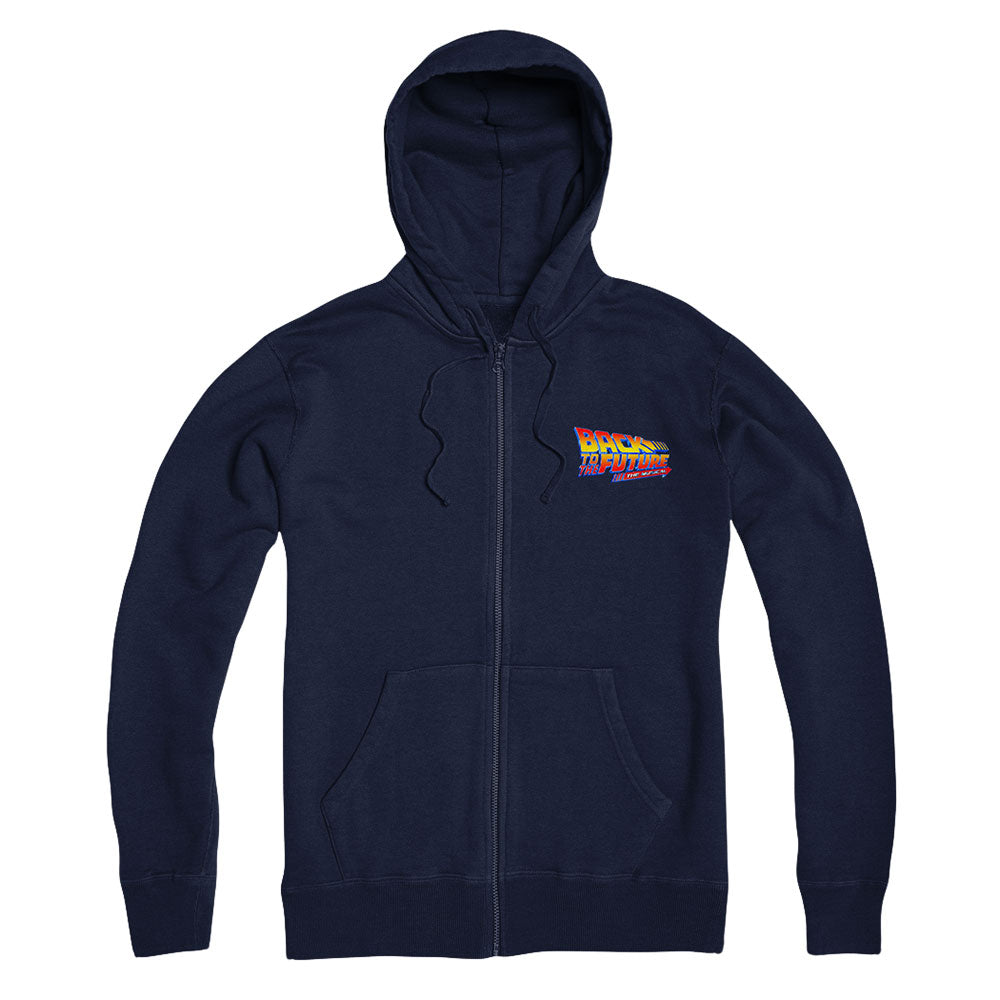 Back to the Future the Musical Don't Need Roads Zip-Up Hoodie
