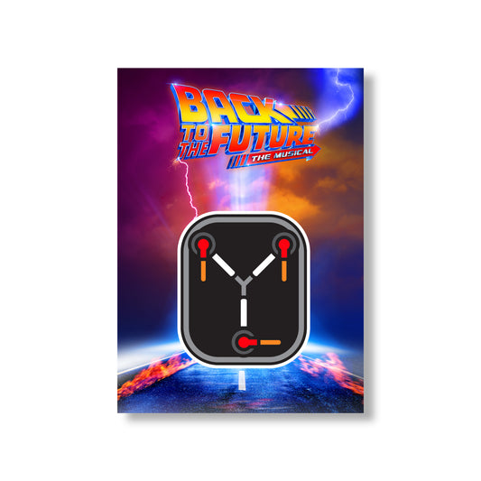Back to the Future the Musical Flux Capacitor Decal