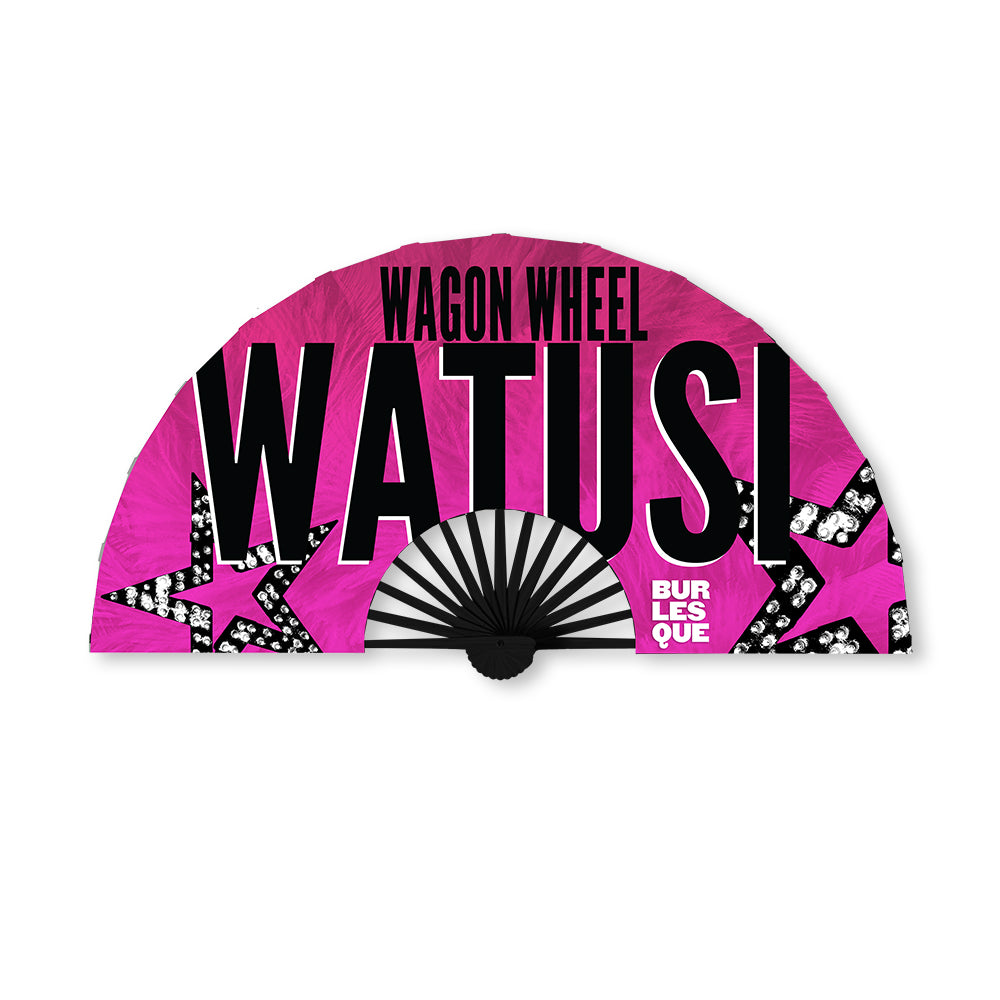 Burlesque Watusi Glitter Fan