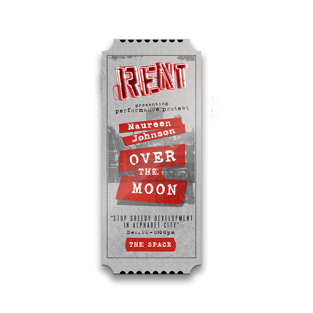 Rent Over the Moon Ticket Magnet